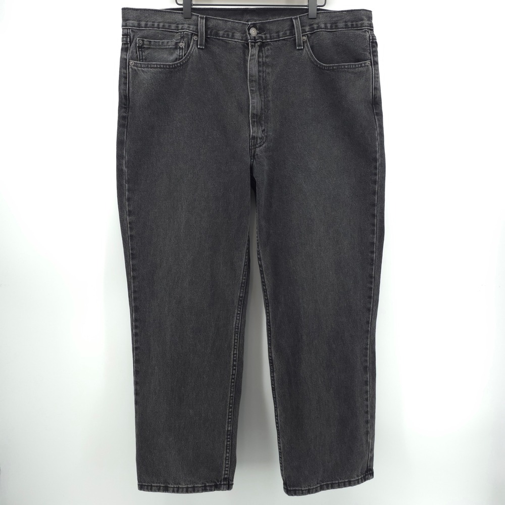 Levi's Men's‎ Jeans 550 Relaxed Fit 40x29 Faded Black Denim Tapered Leg